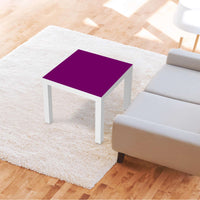 Möbelfolie Flieder Dark - IKEA Lack Tisch 55x55 cm - Wohnzimmer