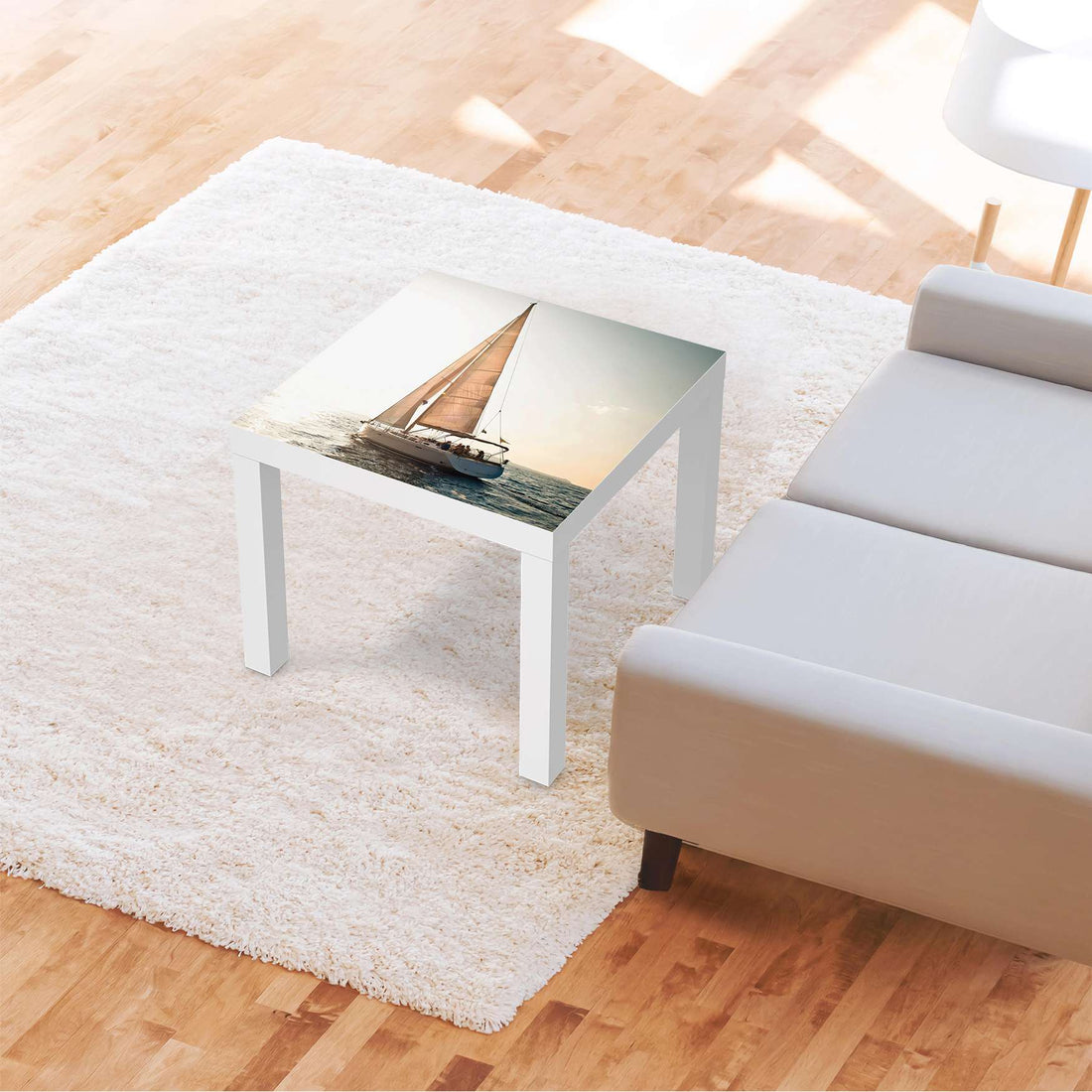 Möbelfolie Freedom - IKEA Lack Tisch 55x55 cm - Wohnzimmer