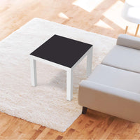 Möbelfolie Grau Dark - IKEA Lack Tisch 55x55 cm - Wohnzimmer