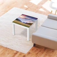 Möbelfolie Herbstwald - IKEA Lack Tisch 55x55 cm - Wohnzimmer