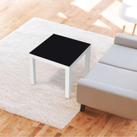 Möbelfolie Schwarz - IKEA Lack Tisch 55x55 cm - Wohnzimmer