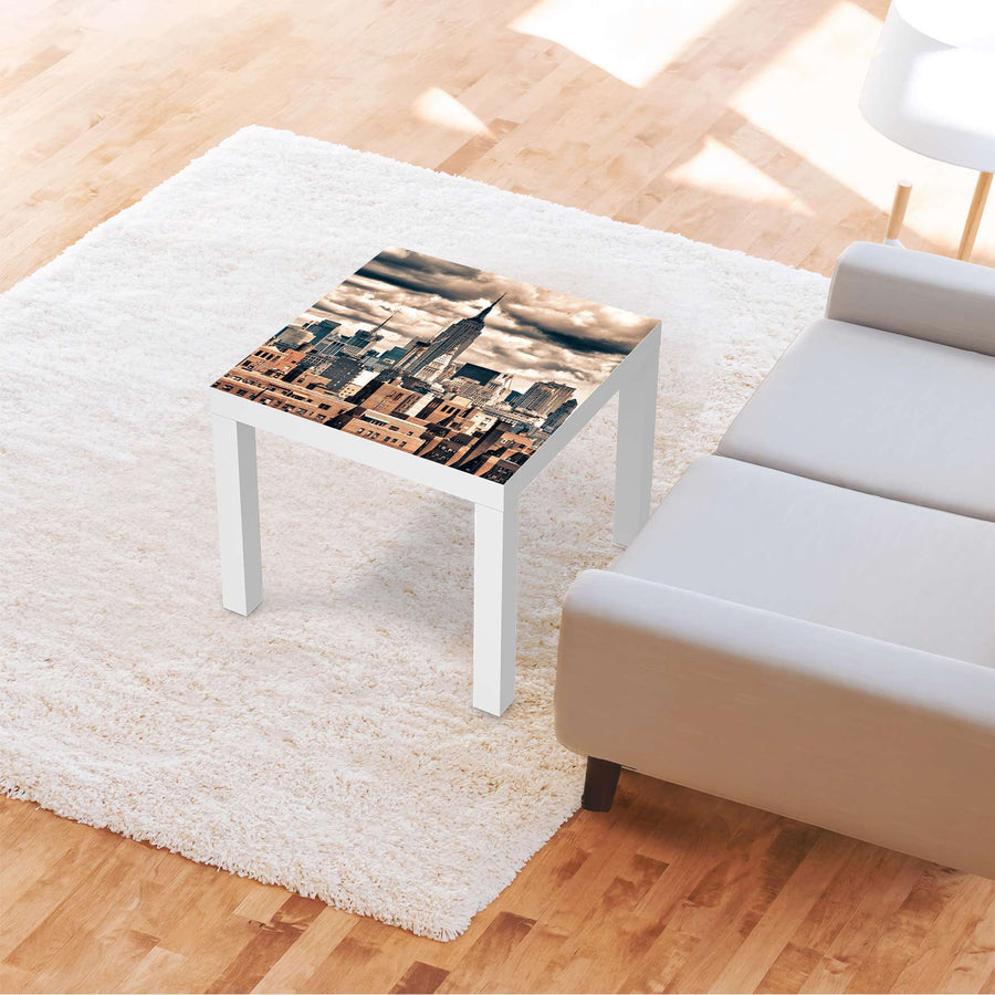 Möbelfolie Skyline NYC - IKEA Lack Tisch 55x55 cm - Wohnzimmer