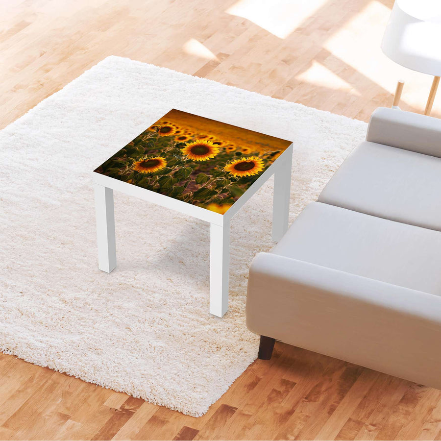 Möbelfolie Sunflowers - IKEA Lack Tisch 55x55 cm - Wohnzimmer