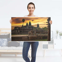 Möbelfolie Angkor Wat - IKEA Lack Tisch 90x55 cm - Folie