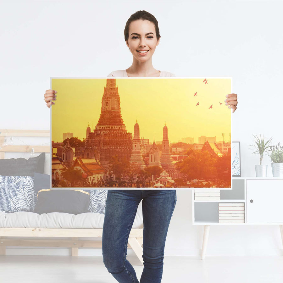 Möbelfolie Bangkok Sunset - IKEA Lack Tisch 90x55 cm - Folie