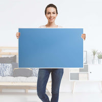 Möbelfolie Blau Light - IKEA Lack Tisch 90x55 cm - Folie