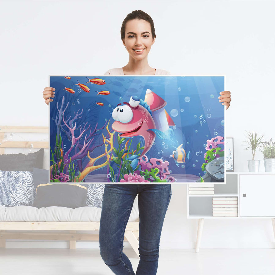 Möbelfolie Bubbles - IKEA Lack Tisch 90x55 cm - Folie