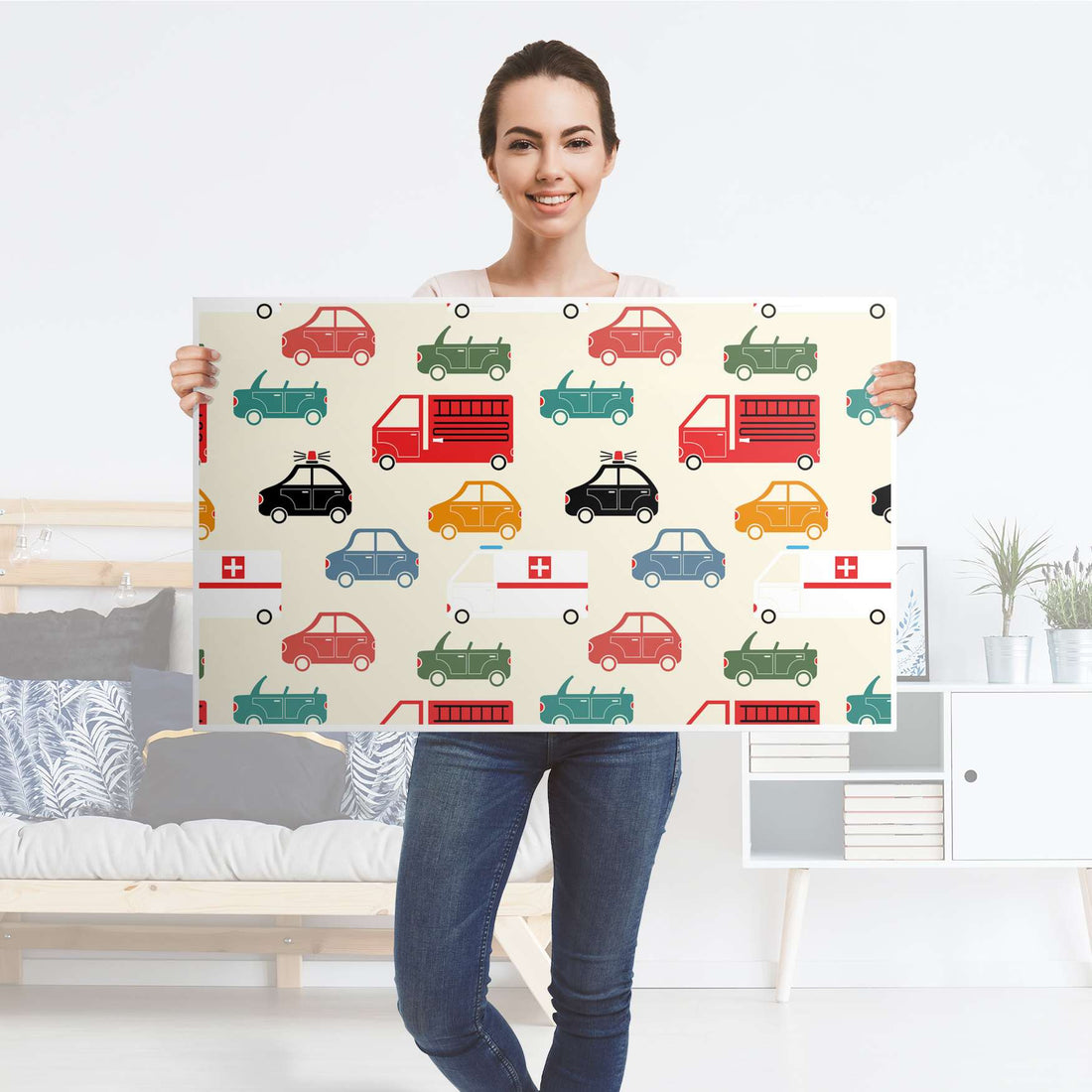 Möbelfolie Cars - IKEA Lack Tisch 90x55 cm - Folie