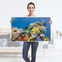 Möbelfolie Coral Reef - IKEA Lack Tisch 90x55 cm - Folie