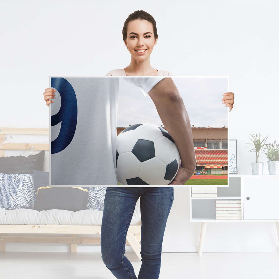 Möbelfolie Footballmania - IKEA Lack Tisch 90x55 cm - Folie