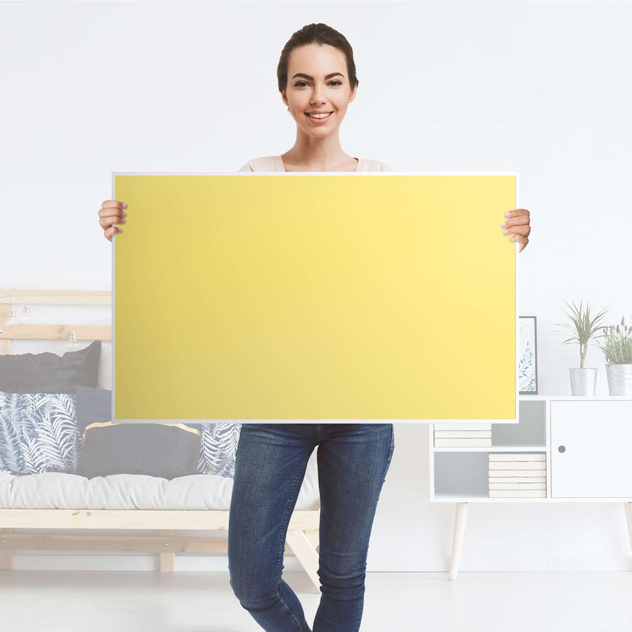 Möbelfolie Gelb Light - IKEA Lack Tisch 90x55 cm - Folie