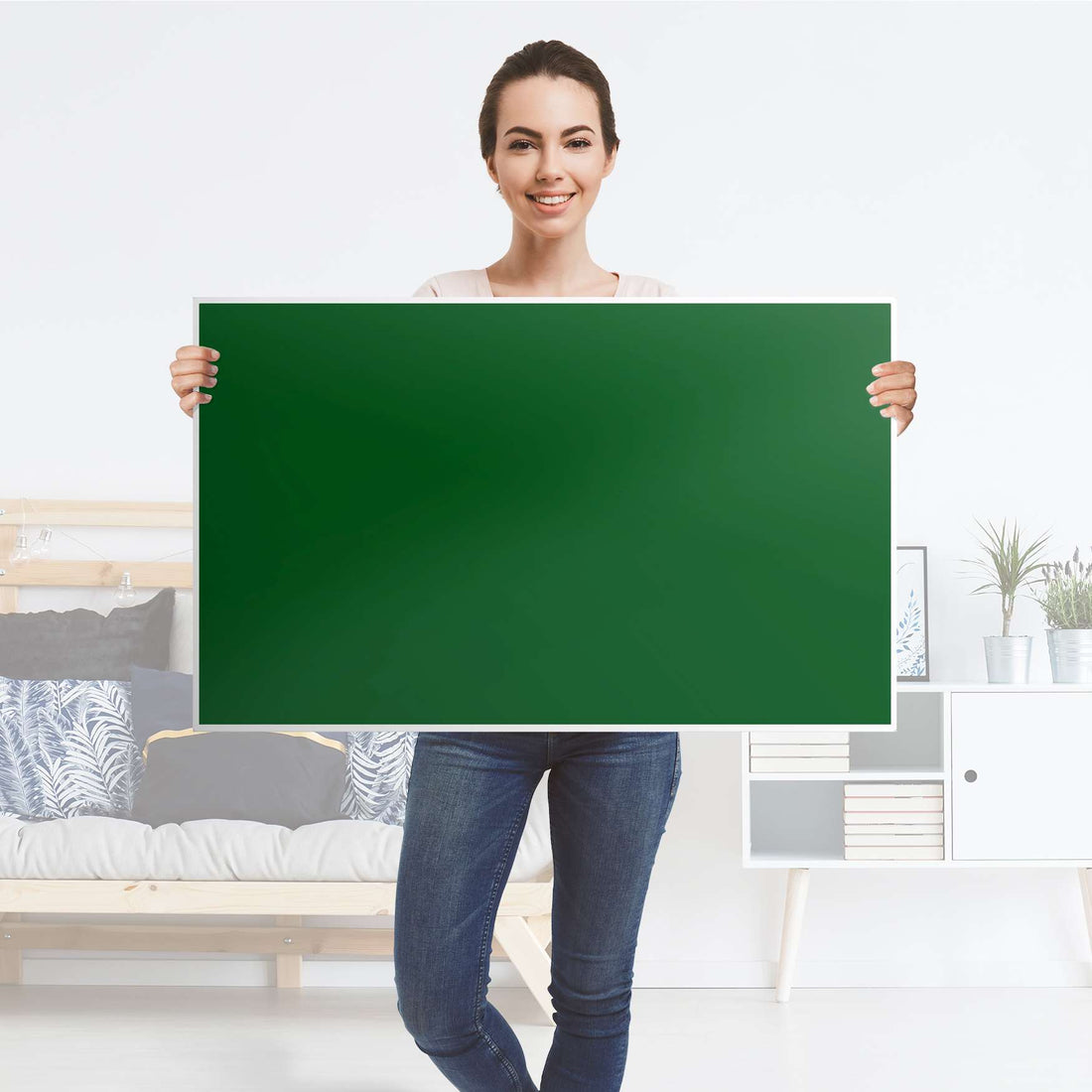 Möbelfolie Grün Dark - IKEA Lack Tisch 90x55 cm - Folie