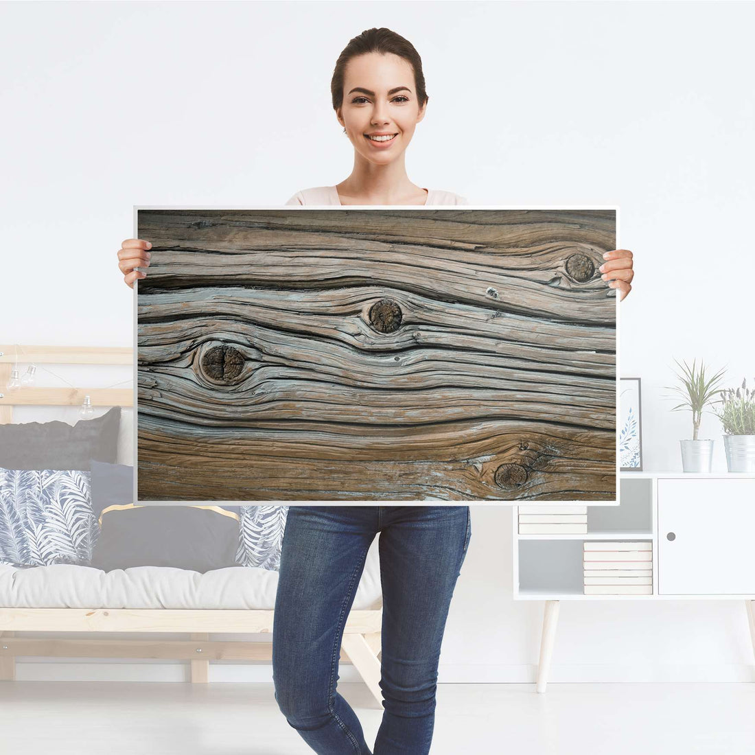 Möbelfolie Hochbejahrt - IKEA Lack Tisch 90x55 cm - Folie