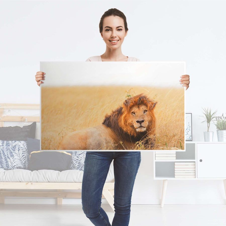Möbelfolie Lion King - IKEA Lack Tisch 90x55 cm - Folie