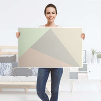 Möbelfolie Pastell Geometrik - IKEA Lack Tisch 90x55 cm - Folie