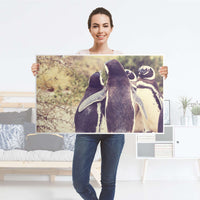 Möbelfolie Pingu Friendship - IKEA Lack Tisch 90x55 cm - Folie