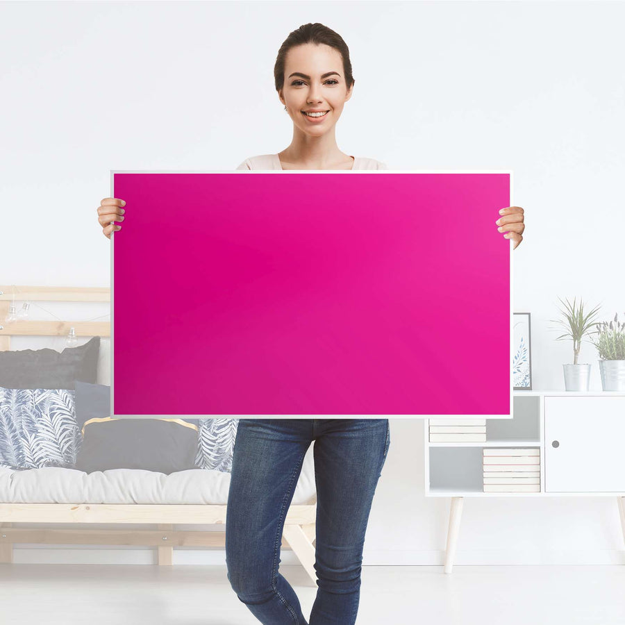 Möbelfolie Pink Dark - IKEA Lack Tisch 90x55 cm - Folie
