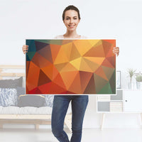 Möbelfolie Polygon - IKEA Lack Tisch 90x55 cm - Folie