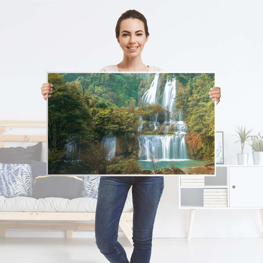 Möbelfolie Rainforest - IKEA Lack Tisch 90x55 cm - Folie