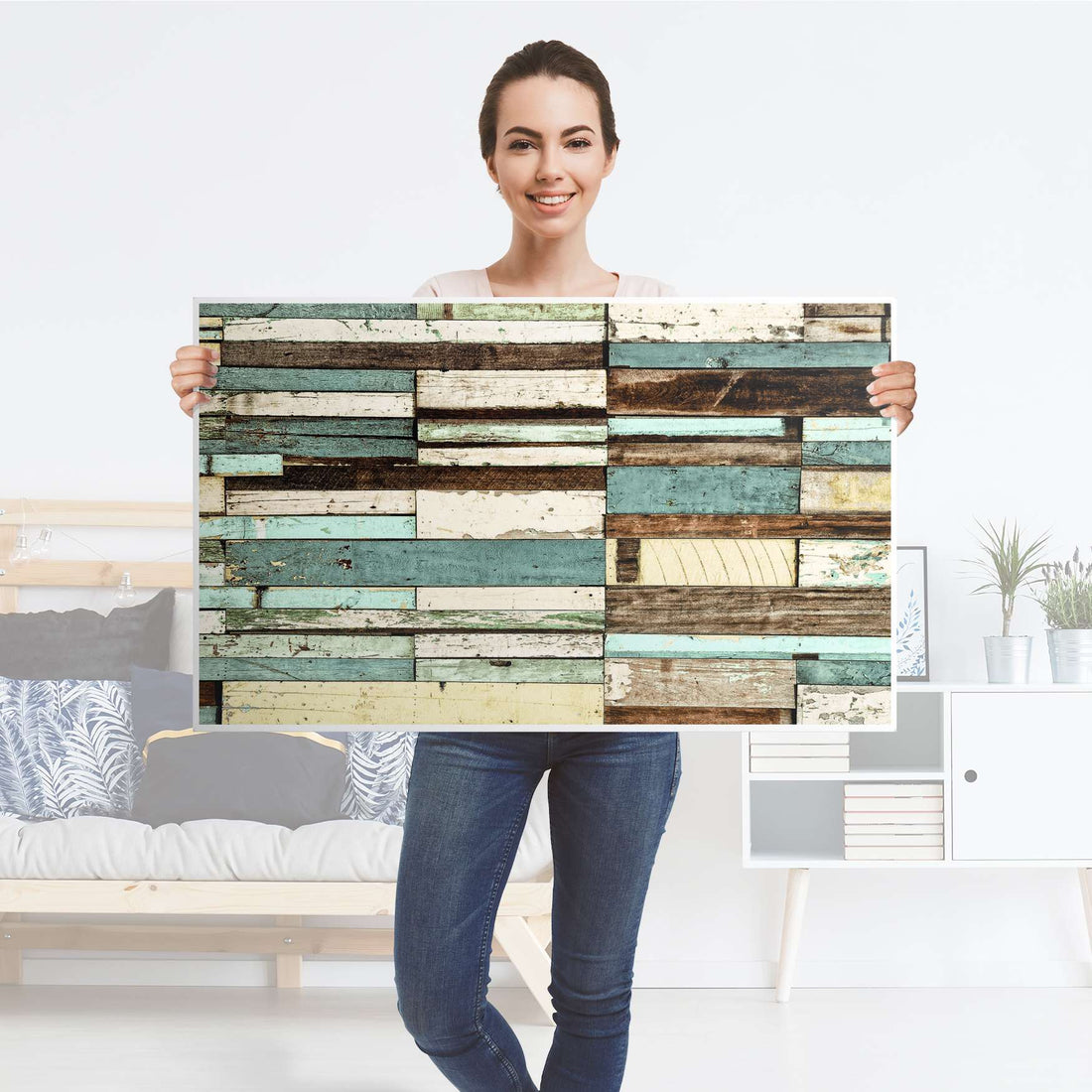 Möbelfolie Schiffsbruch - IKEA Lack Tisch 90x55 cm - Folie