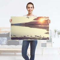 Möbelfolie Seaside Dreams - IKEA Lack Tisch 90x55 cm - Folie