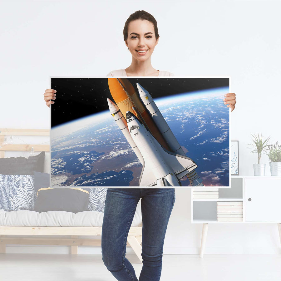 Möbelfolie Space Traveller - IKEA Lack Tisch 90x55 cm - Folie