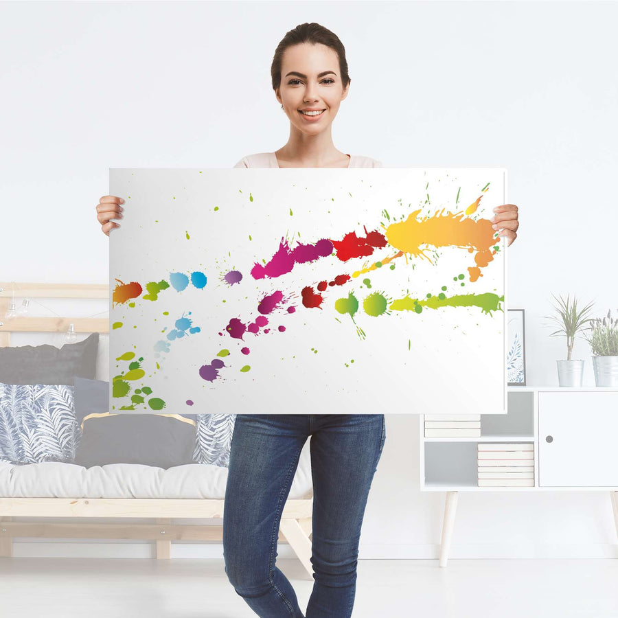 Möbelfolie Splash 2 - IKEA Lack Tisch 90x55 cm - Folie