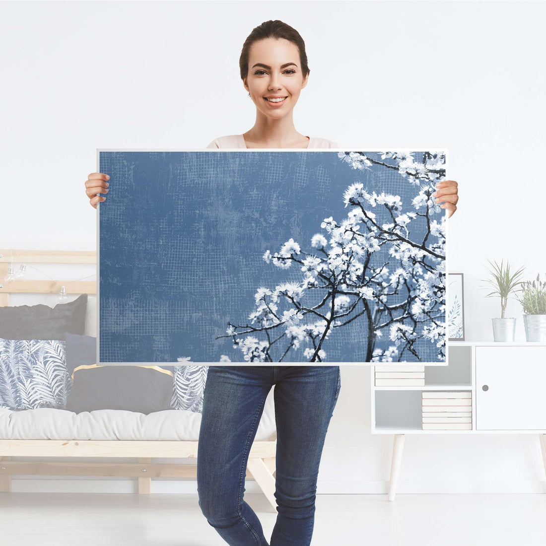 Möbelfolie Spring Tree - IKEA Lack Tisch 90x55 cm - Folie