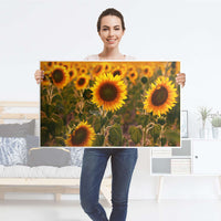 Möbelfolie Sunflowers - IKEA Lack Tisch 90x55 cm - Folie