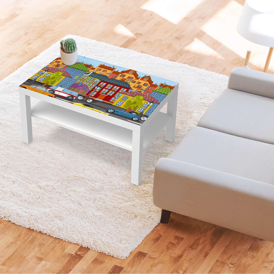 Möbelfolie City Life - IKEA Lack Tisch 90x55 cm - Kinderzimmer