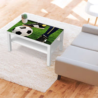 Möbelfolie Fussballstar - IKEA Lack Tisch 90x55 cm - Kinderzimmer