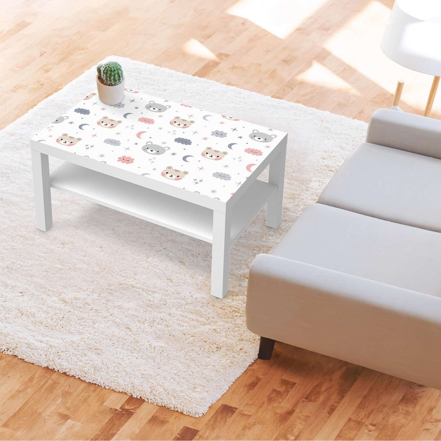 Möbelfolie Sweet Dreams - IKEA Lack Tisch 90x55 cm - Kinderzimmer