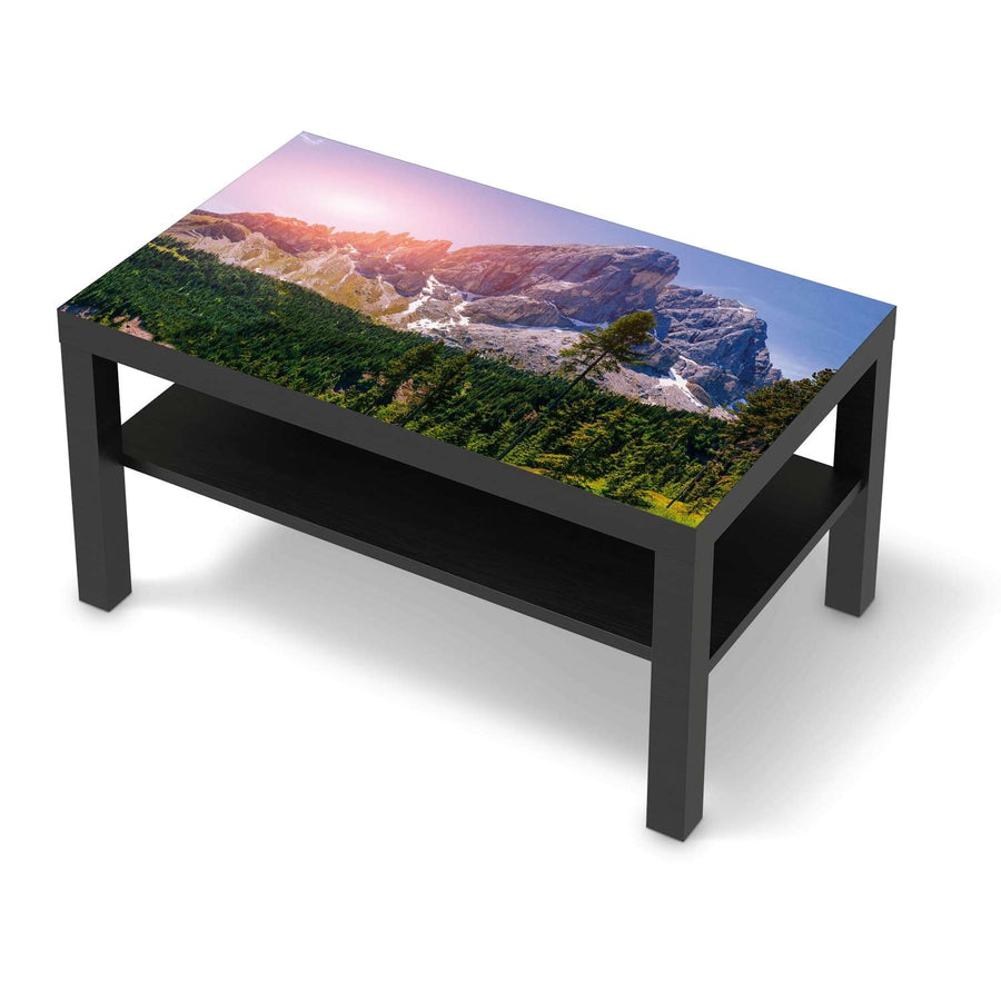 Möbelfolie Alpenblick - IKEA Lack Tisch 90x55 cm - schwarz