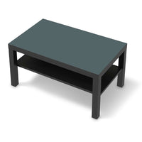 Möbelfolie Blaugrau Light - IKEA Lack Tisch 90x55 cm - schwarz