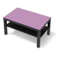 Möbelfolie Flieder Light - IKEA Lack Tisch 90x55 cm - schwarz
