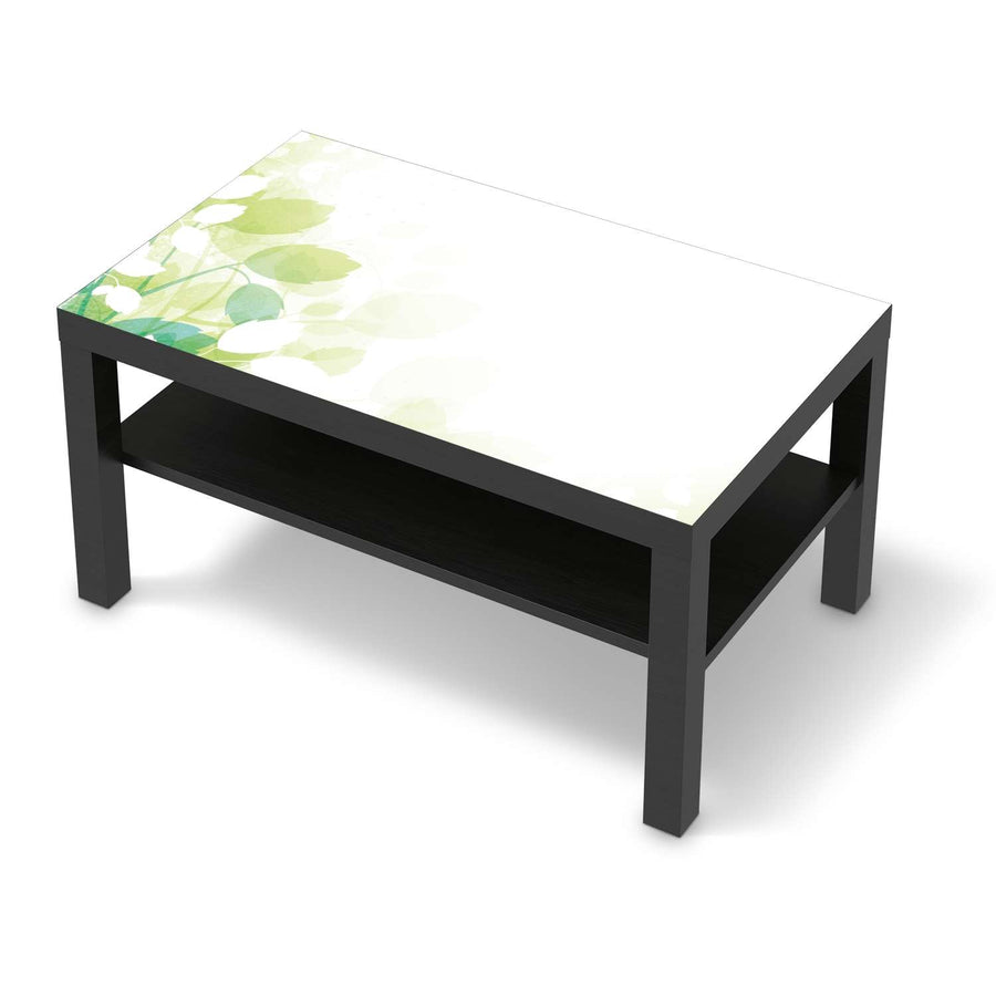 Möbelfolie Flower Light - IKEA Lack Tisch 90x55 cm - schwarz