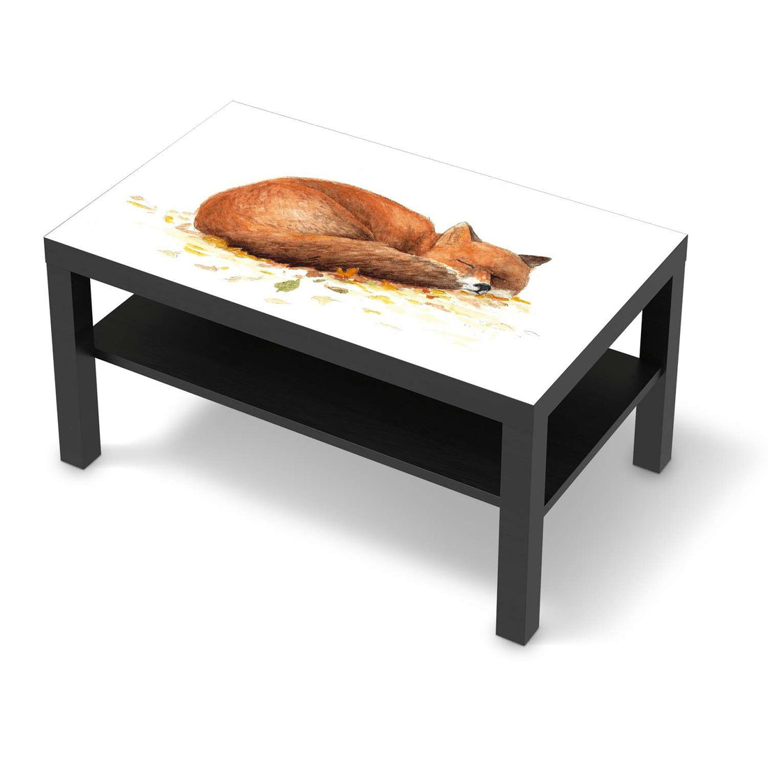 Möbelfolie Fuchs - IKEA Lack Tisch 90x55 cm - schwarz