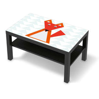 Möbelfolie Füchslein - IKEA Lack Tisch 90x55 cm - schwarz