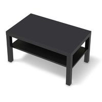 Möbelfolie Grau Dark - IKEA Lack Tisch 90x55 cm - schwarz