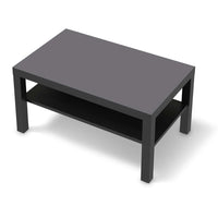 Möbelfolie Grau Light - IKEA Lack Tisch 90x55 cm - schwarz