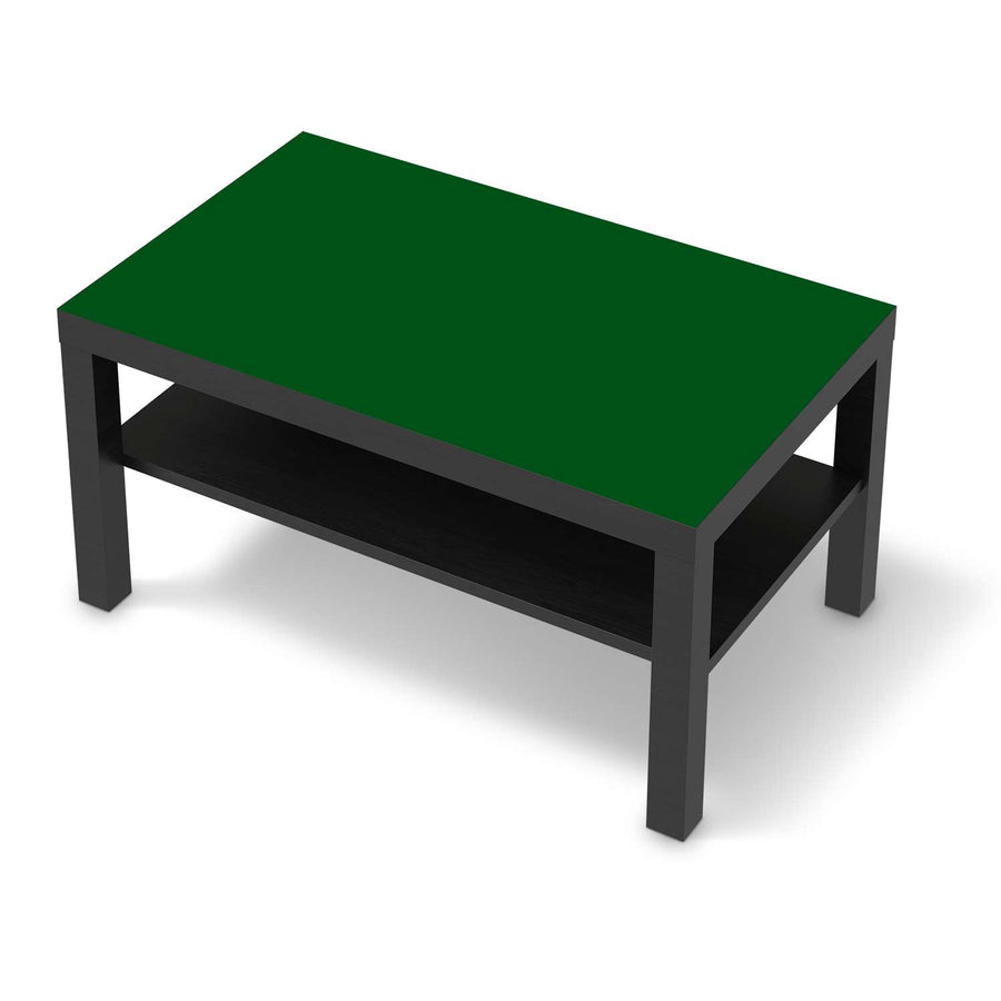 Möbelfolie Grün Dark - IKEA Lack Tisch 90x55 cm - schwarz