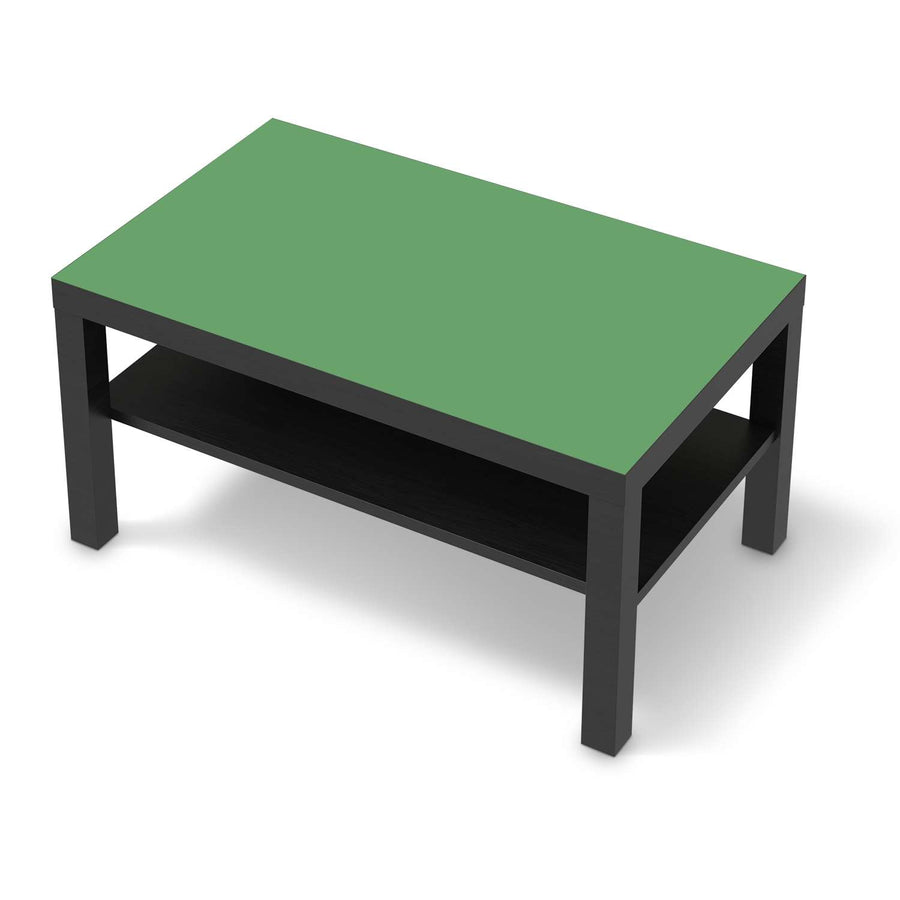 Möbelfolie Grün Light - IKEA Lack Tisch 90x55 cm - schwarz