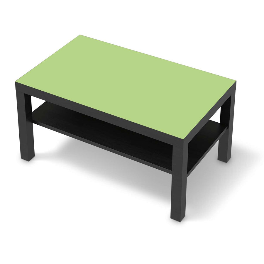 Möbelfolie Hellgrün Light - IKEA Lack Tisch 90x55 cm - schwarz
