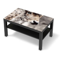Möbelfolie Hirsch - IKEA Lack Tisch 90x55 cm - schwarz