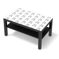Möbelfolie Hoppel - IKEA Lack Tisch 90x55 cm - schwarz