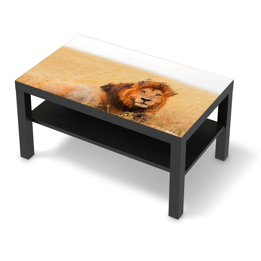 Möbelfolie Lion King - IKEA Lack Tisch 90x55 cm - schwarz