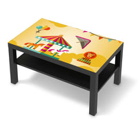 Möbelfolie Löwenstark - IKEA Lack Tisch 90x55 cm - schwarz