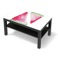Möbelfolie Melone - IKEA Lack Tisch 90x55 cm - schwarz