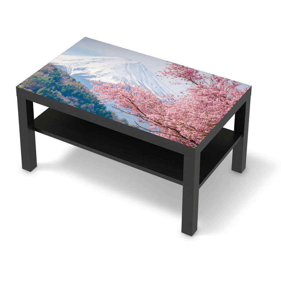 Möbelfolie Mount Fuji - IKEA Lack Tisch 90x55 cm - schwarz