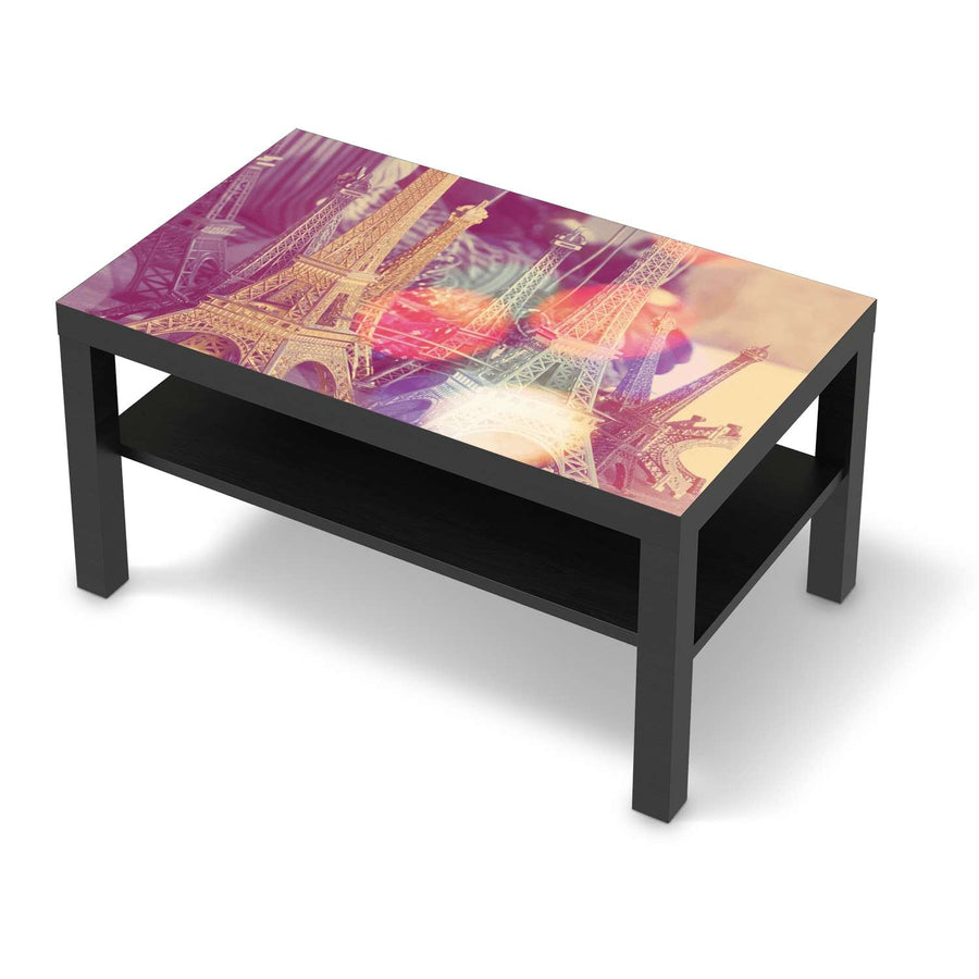 Möbelfolie Paris - IKEA Lack Tisch 90x55 cm - schwarz